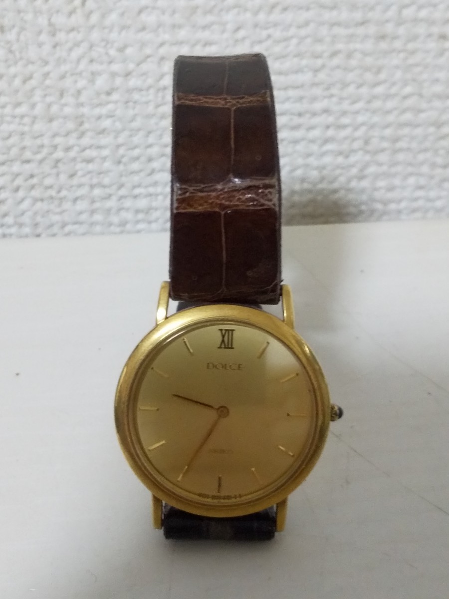 SEIKO セイコー DOLCE / 18KT 金無垢 8N40-608A /東京電力株式会社 