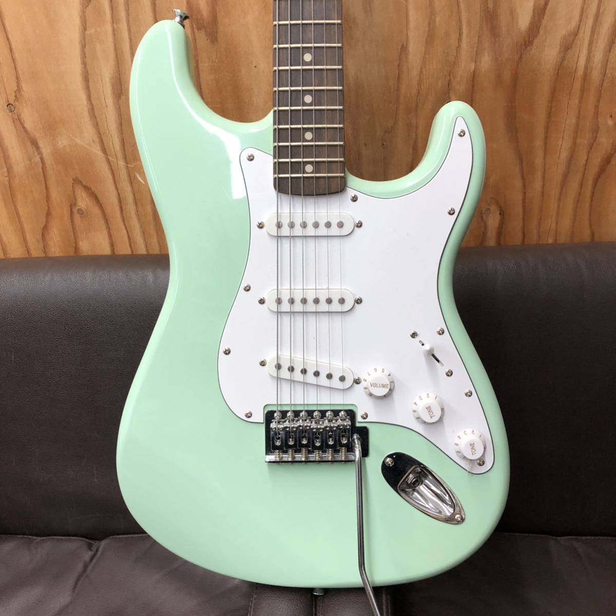 Squier by Fender ストラトキャスター STRATOCASTER ミントグリーン 音