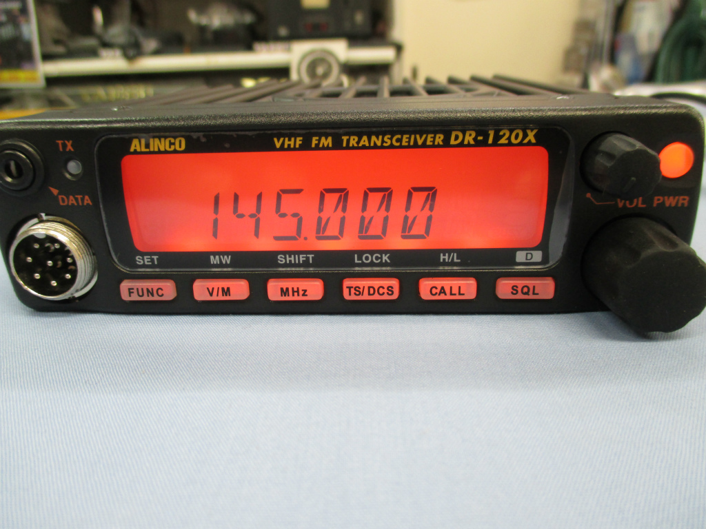 ALINCO DR−120HX 144MHz 50W FMトランシーバ