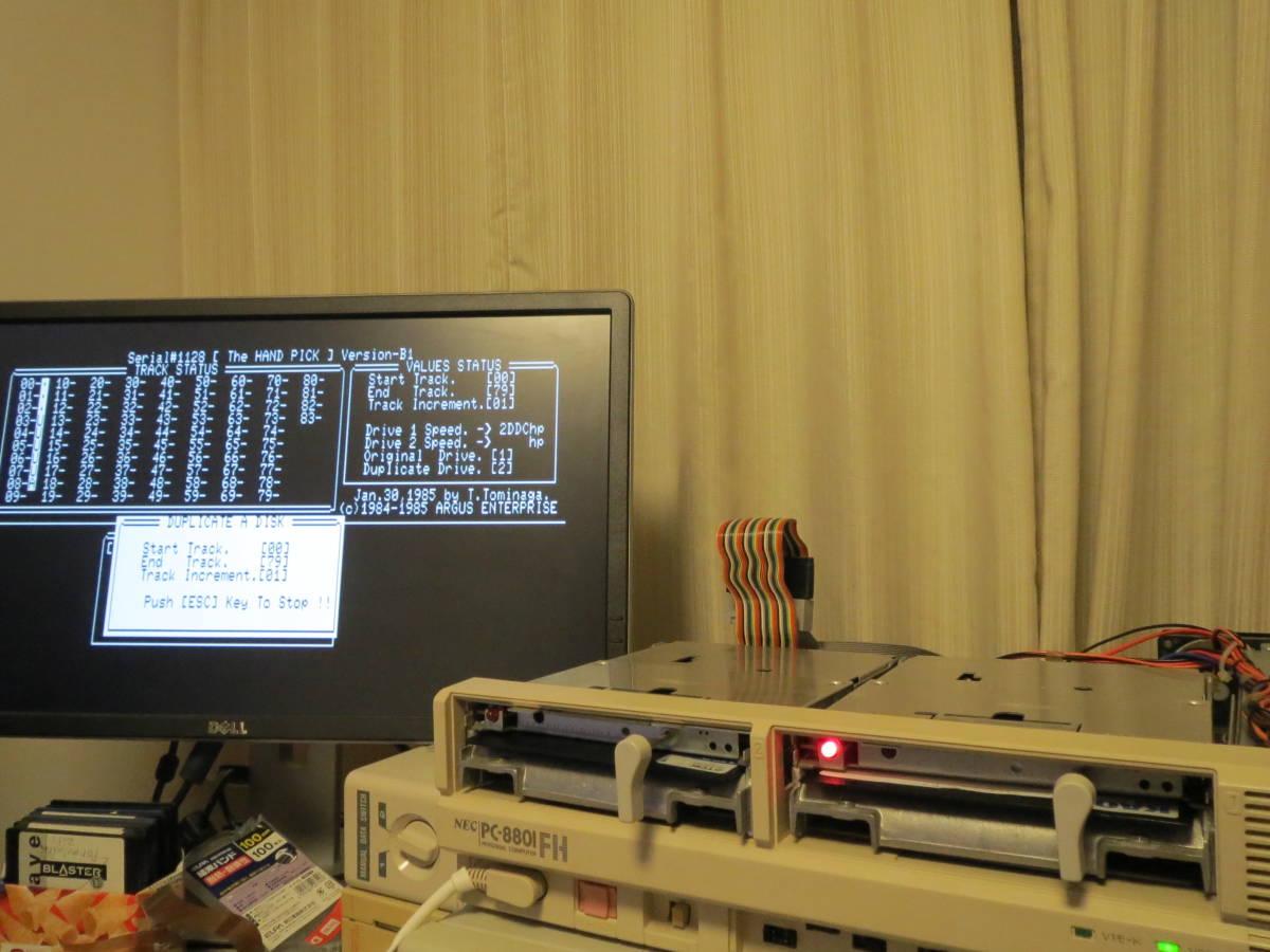 TEAC FD-55BV-020 PC-8801 FH FA FE/FE2等用 フロッピードライブ 中古 ⁄