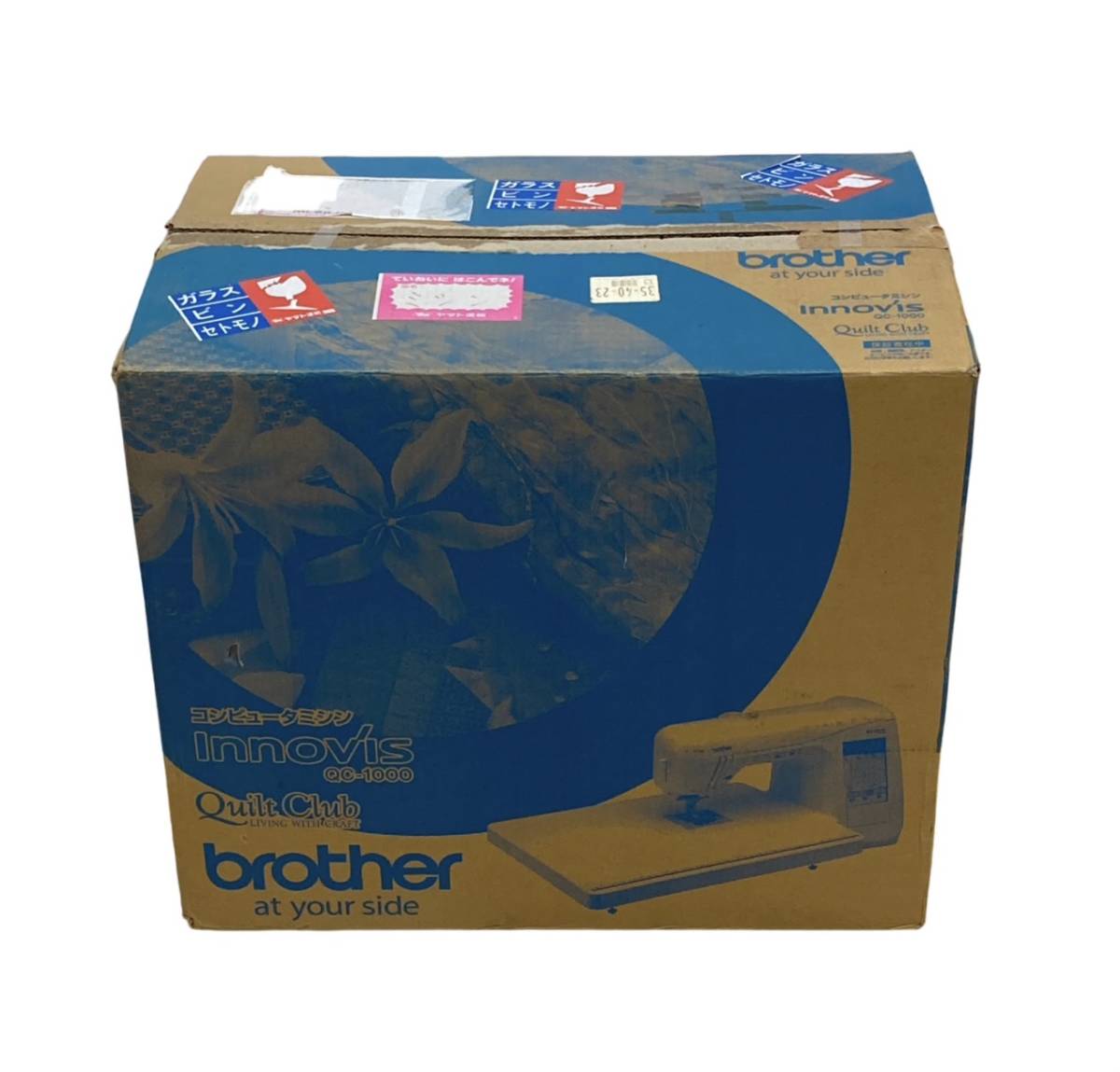 〈家電〉brother ブラザー コンピュータミシン innovis QC-1000 CPU63 付属品付 裁縫【中古/現状品/通電確認済/現地引取歓迎】3786-① ブラザー brother 生活家電 2013年製 CPS72 コンピュータミシンPS202