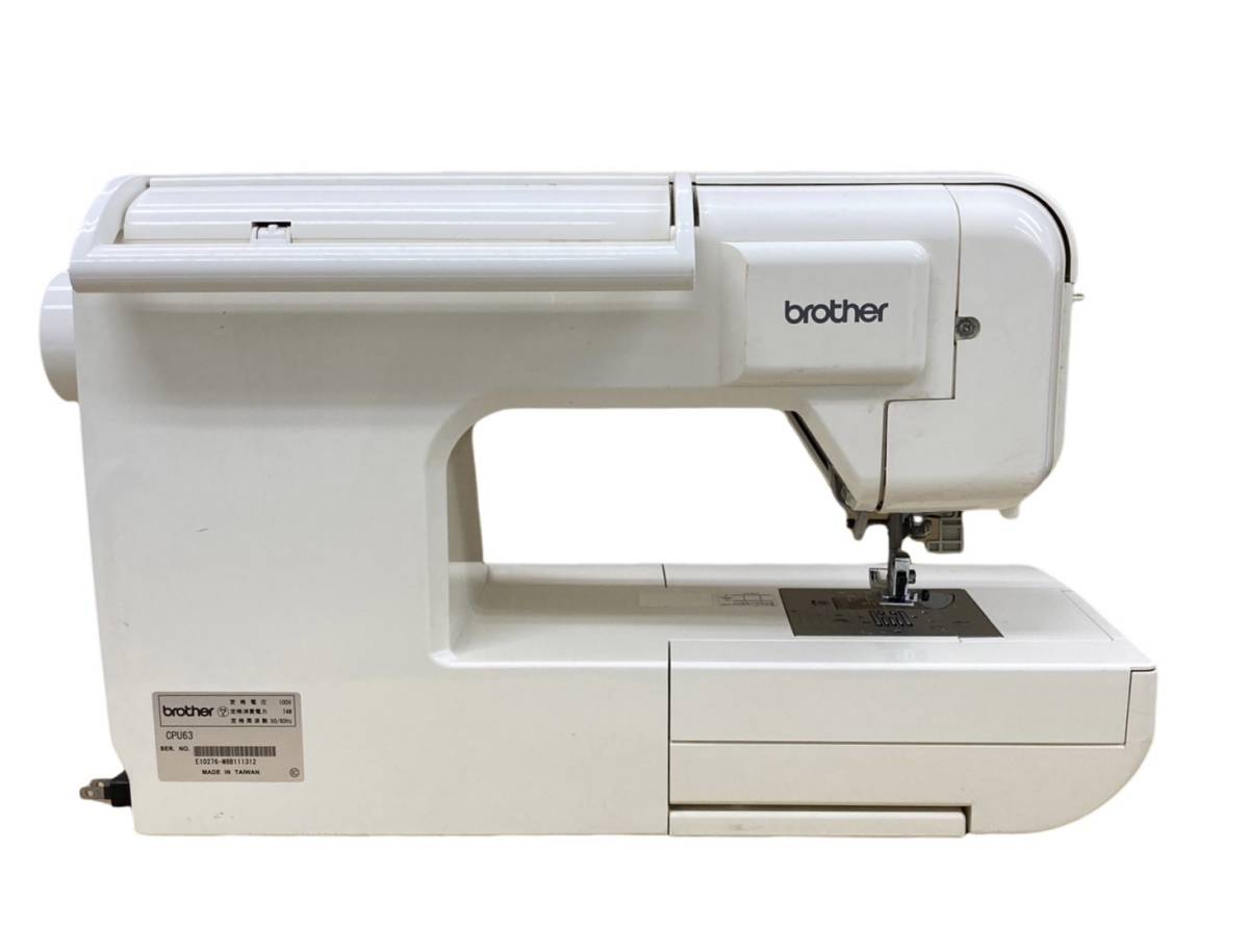〈家電〉brother ブラザー コンピュータミシン innovis QC-1000 CPU63 付属品付 裁縫【中古/現状品/通電確認済/現地引取歓迎】3786-① ブラザー brother 生活家電 2013年製 CPS72 コンピュータミシンPS202