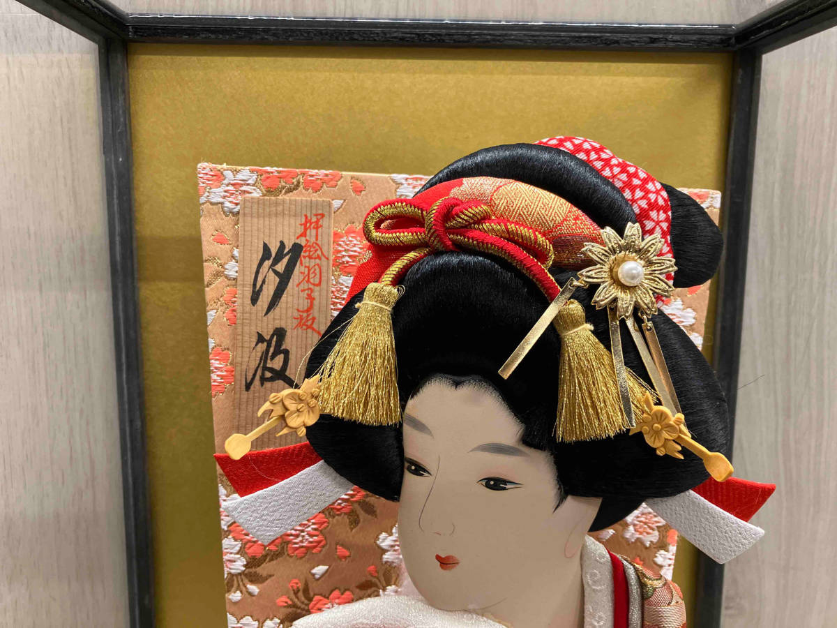 羽子板飾り ガラスケース入り お正月 日本伝統(正月)｜売買された