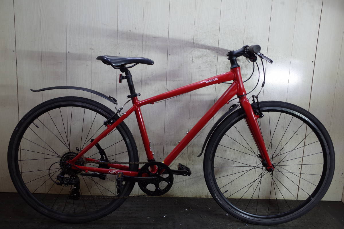 人気美品！NESTO VACANZE 700C アルミ シマノ7速 440mm クロス クロス