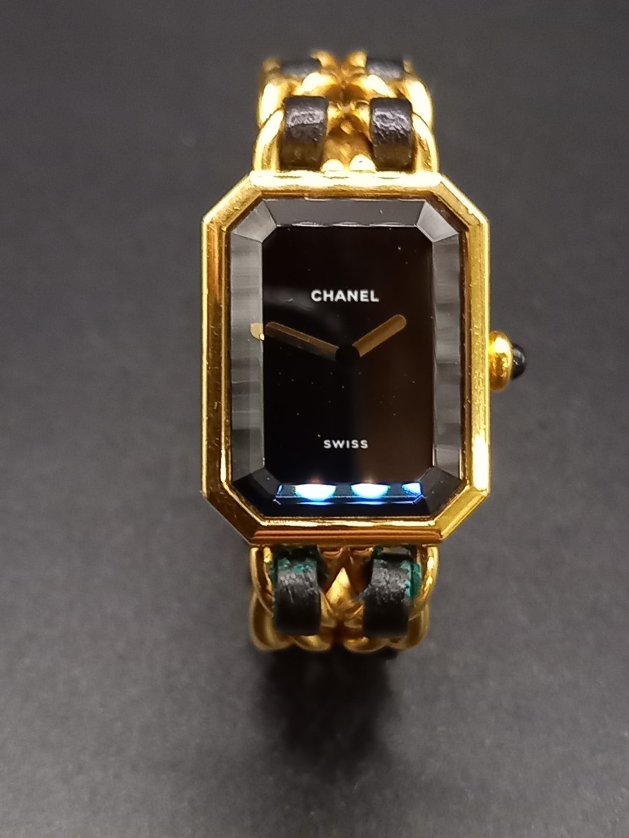 ★CHANEL/シャネル　プルミエール　L　レディース腕時計　電池交換済み　クォーツ　1110A