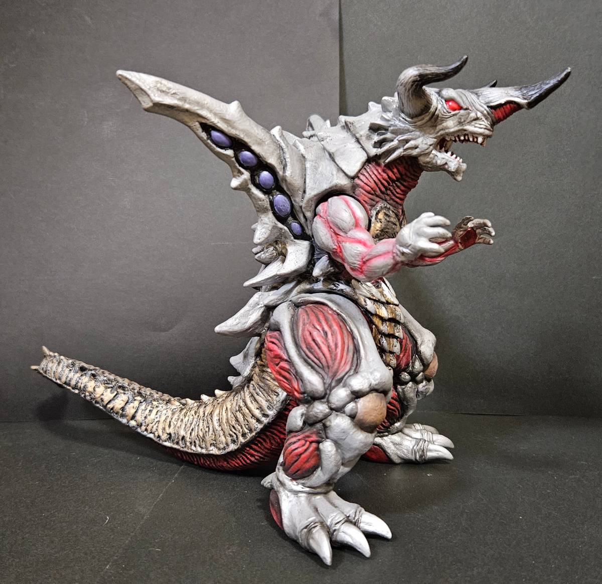 ゴジラ怪獣ソフビバガンリペイント完成品 ゴジラ怪獣ソフビ バガン