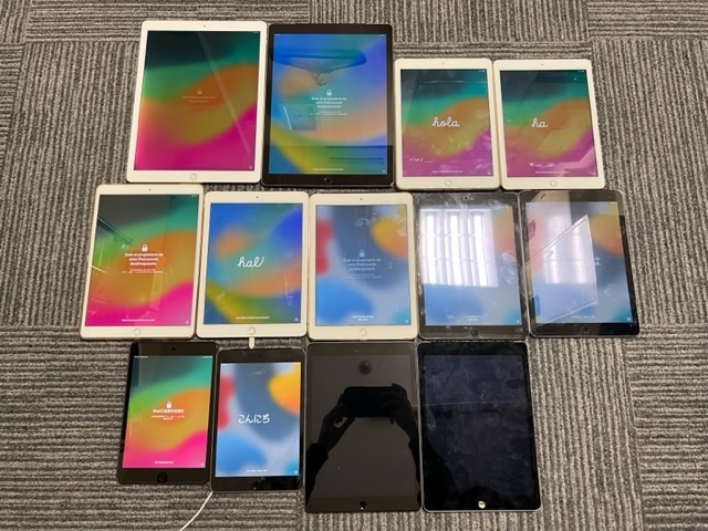 大「7248」【ジャンク】iPad 13点おまとめ タブレット A2124 A1893