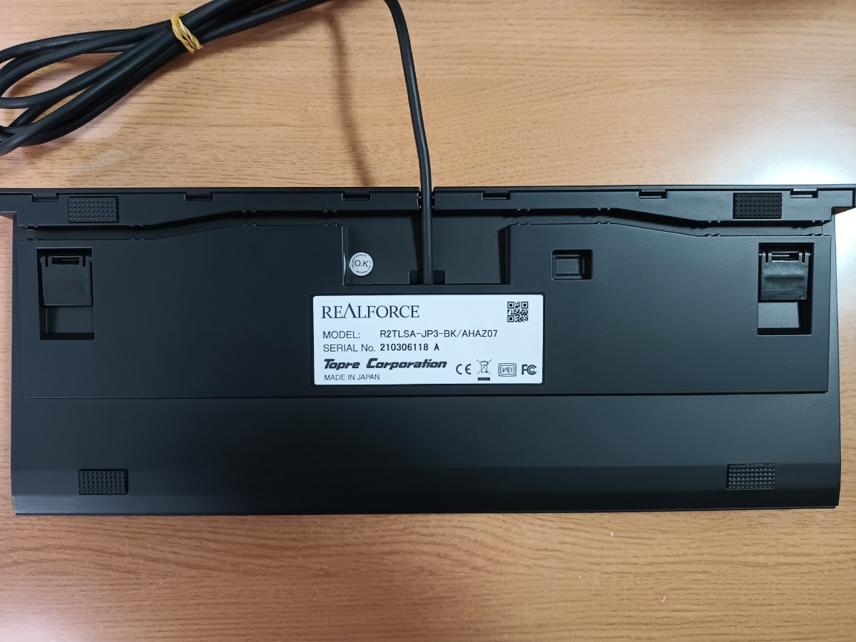 東プレ REALFORCE リアルフォース 静電容量無接点 R2TLSA-JP3-BK