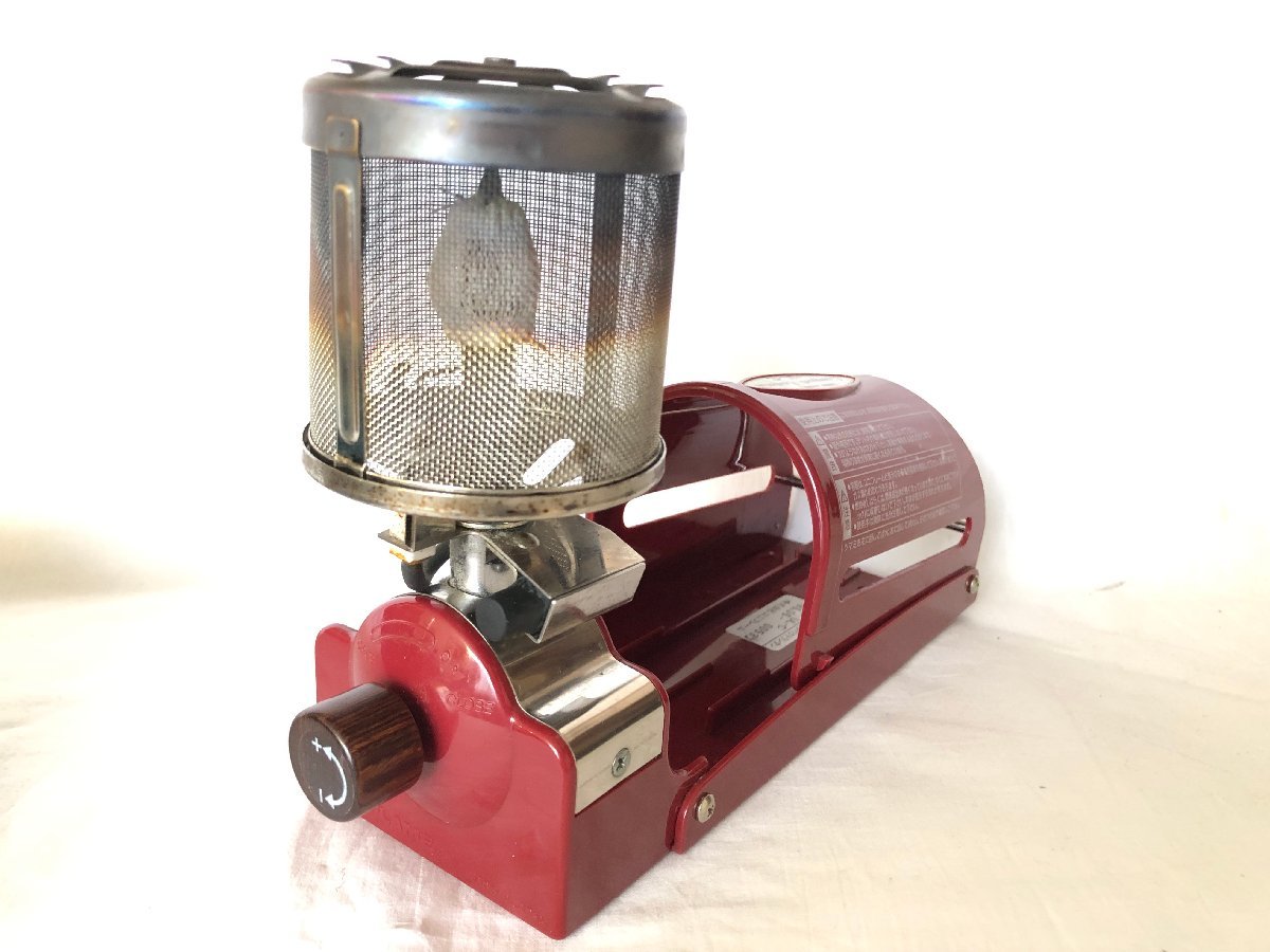 ■ 動作OK! 収納ケース 新品マントル3枚付! UNIFLAME ユニフレーム コンパクト ガス ランタン UL-C フォールディングシステム CB缶 ★