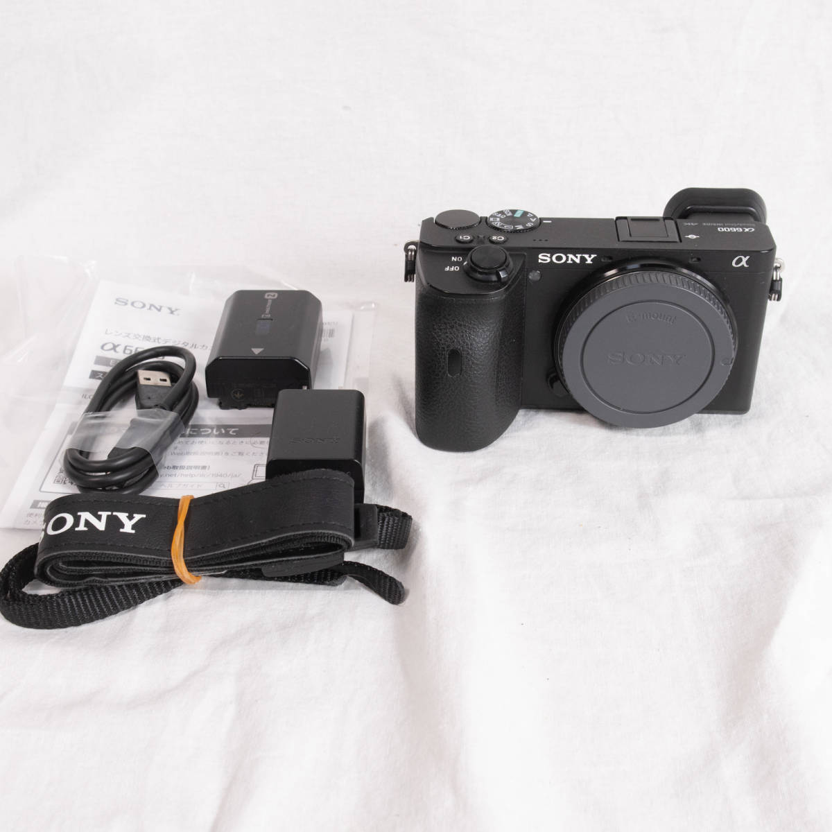 SONY α6600 ボディ＜動作確認済み＞バッテリー付き ソニー デジタル一眼カメラ ミラーレス ILCE-6600 NP-FZ100 ② □ α6600 ボディ ILCE-6600 α6600（ILCE-6600 ボディブランド公式通販 ボディの中古