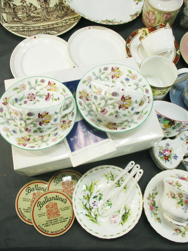 4265 洋食器 まとめて/ウェッジウッド ロイヤルウースター ミントン ノリタケ ナルミ ロイヤルコペンハーゲン 等 テーブルウェア ブランド