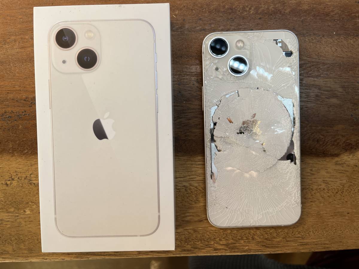 ジャンク・SIMロックなし】 iPhone 13 mini 128GB スターライト mini 0