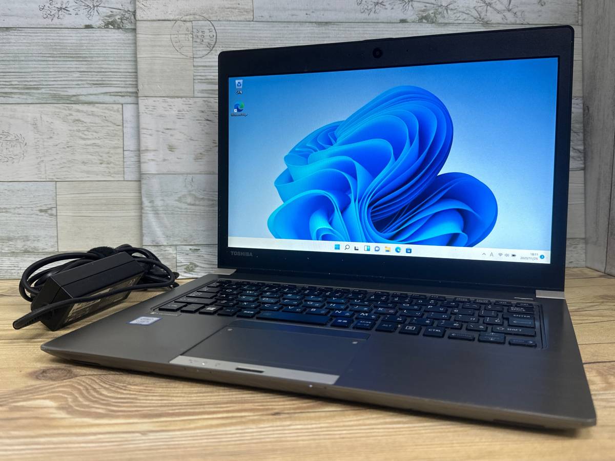 動作品♪】東芝 dynabook R63/J [Core i5 6300U 2.4GHz/RAM:8GB/SSD 