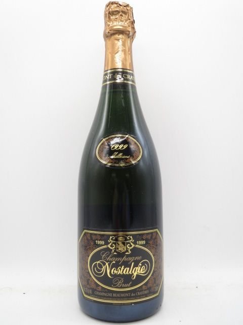 ワイン Beaumont des Crayeres Nostalgie 1999 未開栓 洋酒 ボーモン・デ・クレイエール ノスタルジー Beaumont des