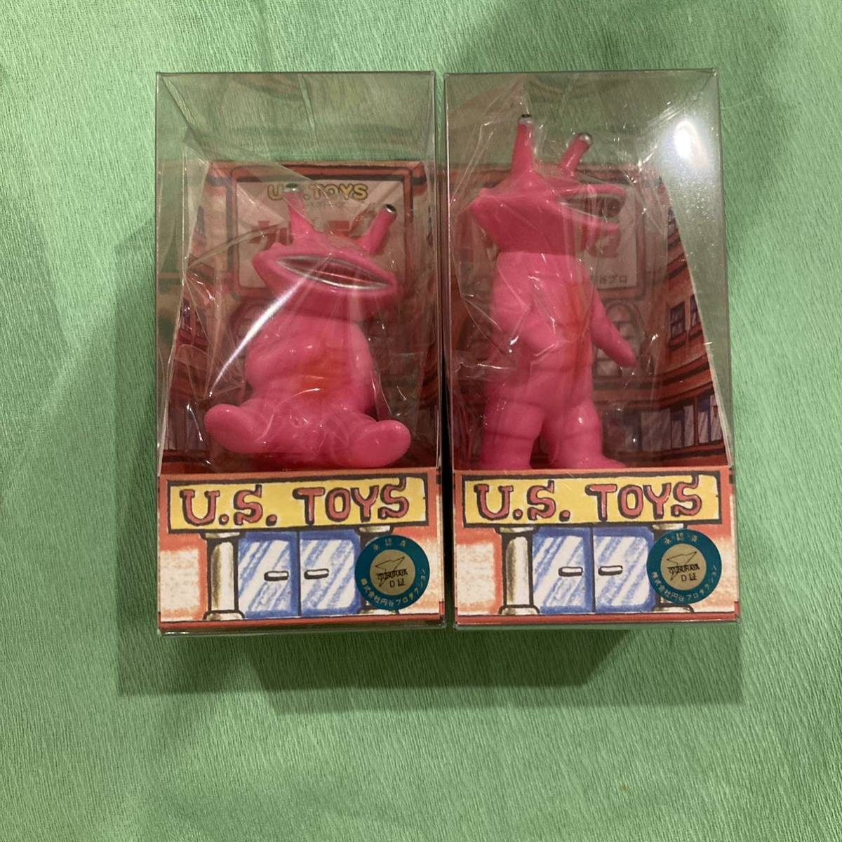 10体限定 U.S. TOYS スタンド カネゴン ゴールド フィギュア ビル箱 10