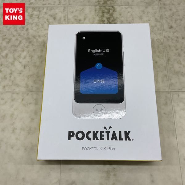 POCKETALK S Plus 翻訳機 ホワイト ポケトークS ポケトーク ポケトーク