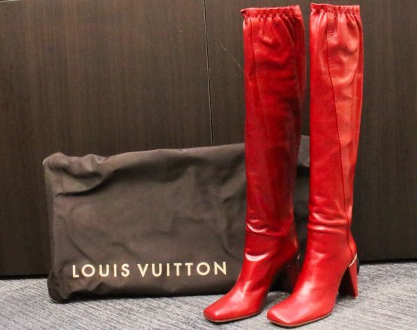 ロングブーツ ルイ・ヴィトン LOUIS 1⁄2 VUITTON ヴィトン ブーツ 