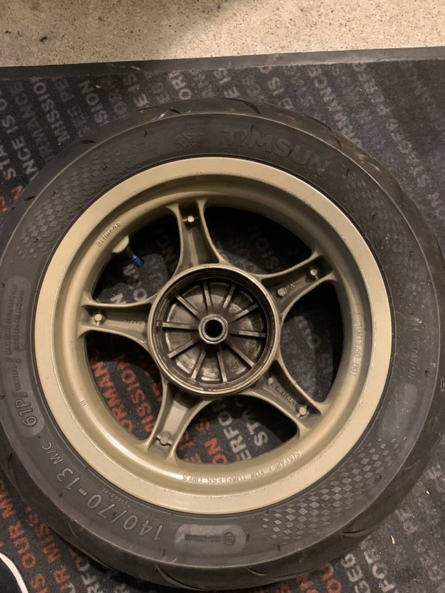 ヤマハ AEROX100 エアロックス100 リアホイール グランドアクシス