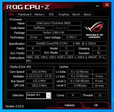 Core i7-980X 第1世代LGA1366 GulfTown 付属品完備 中古動作品