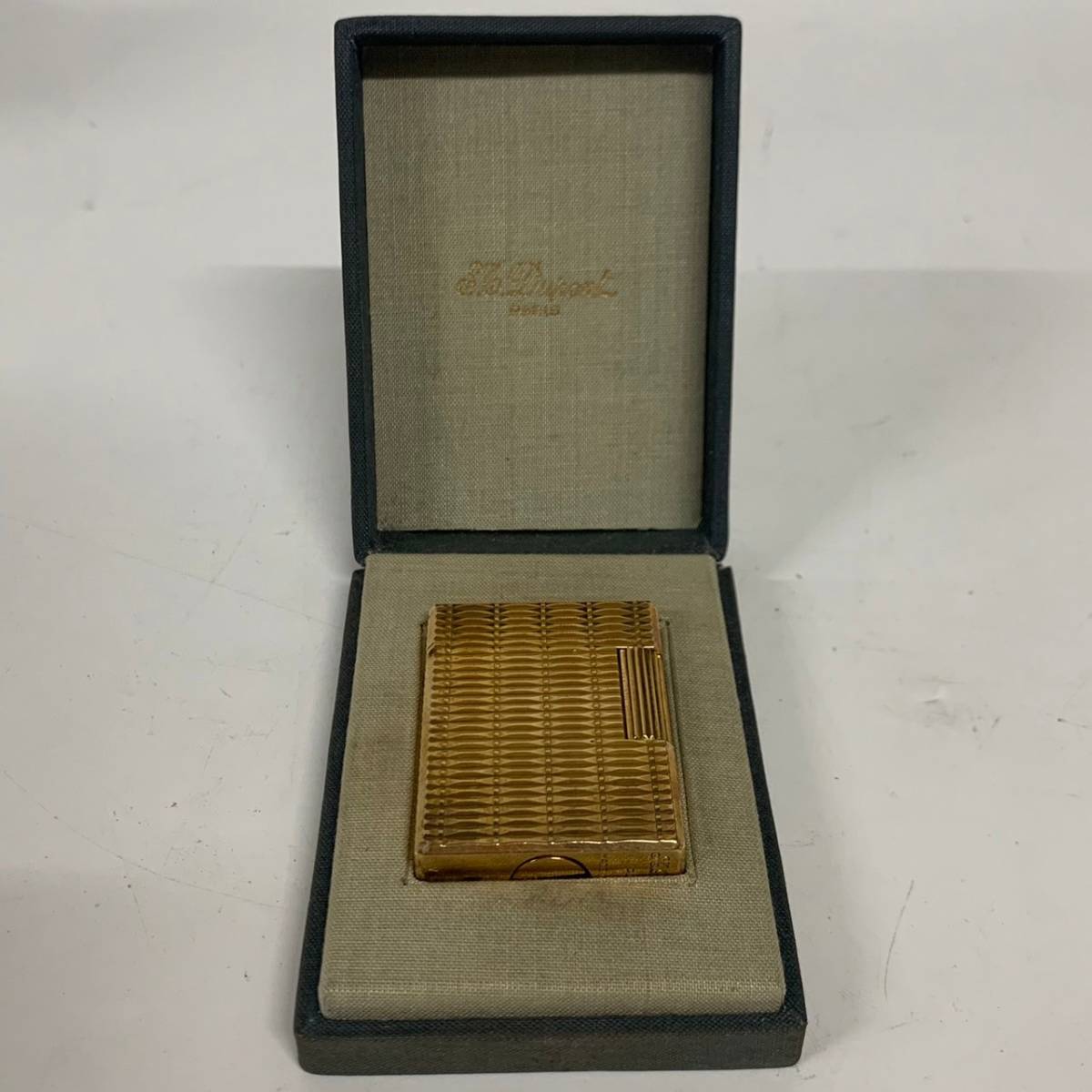 最新作，SALE 1円~ 火花確認済 デュポン S.T.Dupont ガスライター ライン2 ゴールドカラー ローラー 喫煙具 喫煙グッズ タバコ道具 箱付き G121797(デュポン)｜売買されたオークション情報、yahooの商品情報をア デュポン