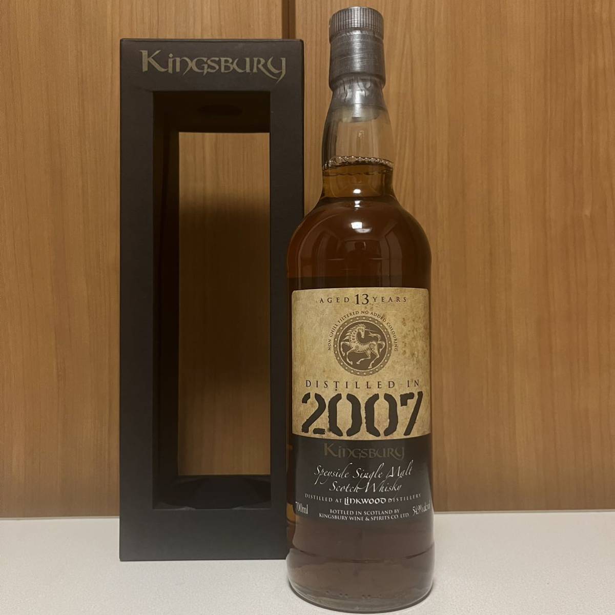 ★ 1円〜 リンクウッド 2007 13yo キングスバリー ゴールド オロロソシェリー / LINKWOOD / KINGSBURY / 54.9° 700ml ★