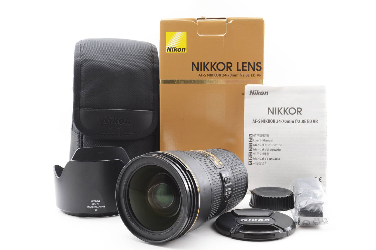 元箱あり】 ニコン NIKON AF-S NIKKOR 24-70mm 2.8E ED N VR #2022632A