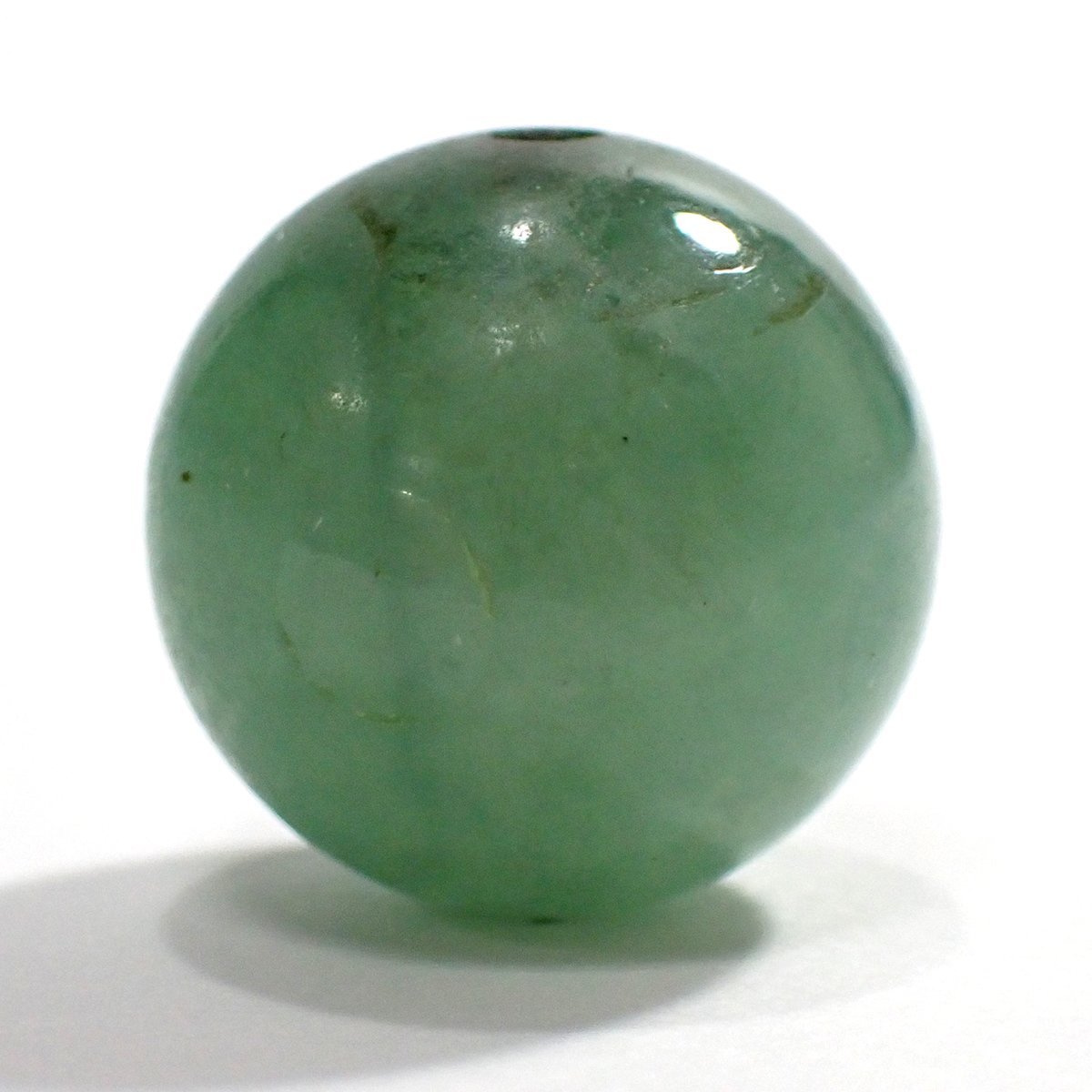 天然翡翠(ジェダイト)□22.238ct/ 日宝協鑑別付/ L0273/ ビーズ