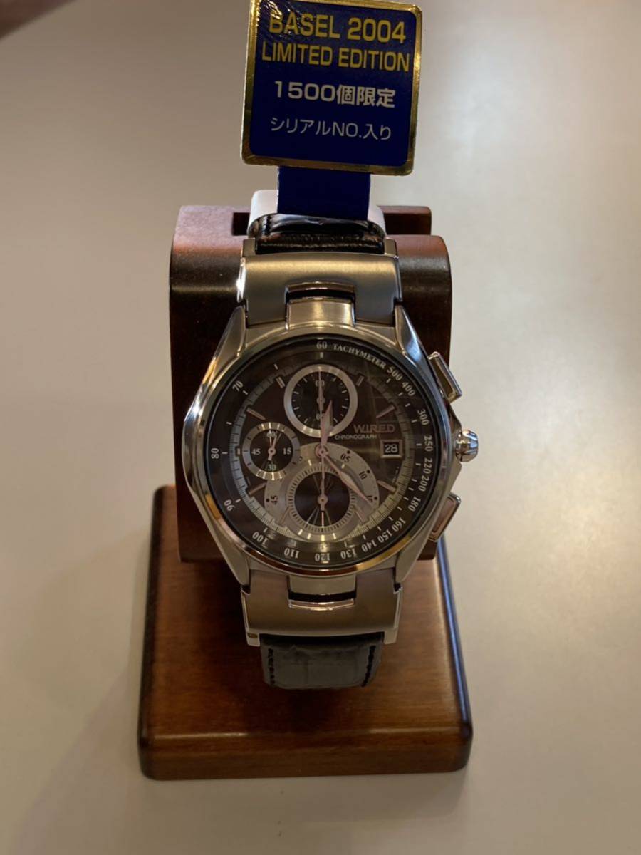セイコー　ワイヤード　Seiko WIRED 7T92-0ER0 チタン　バーゼル　限定品　レア　クォーツ　クロノグラフ