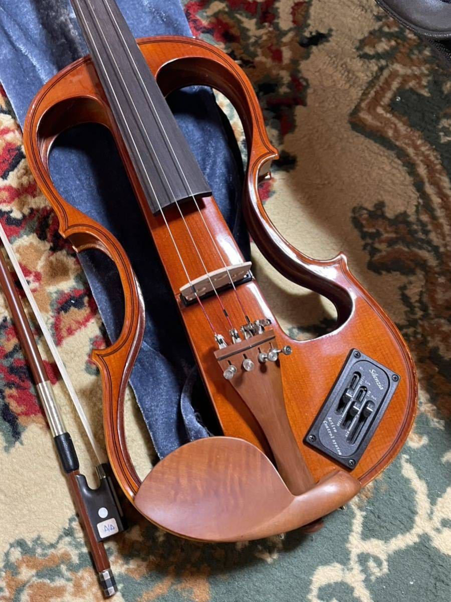 超美品 カルロジョルダーノ サイレントバイオリン EV-201 付属品多数