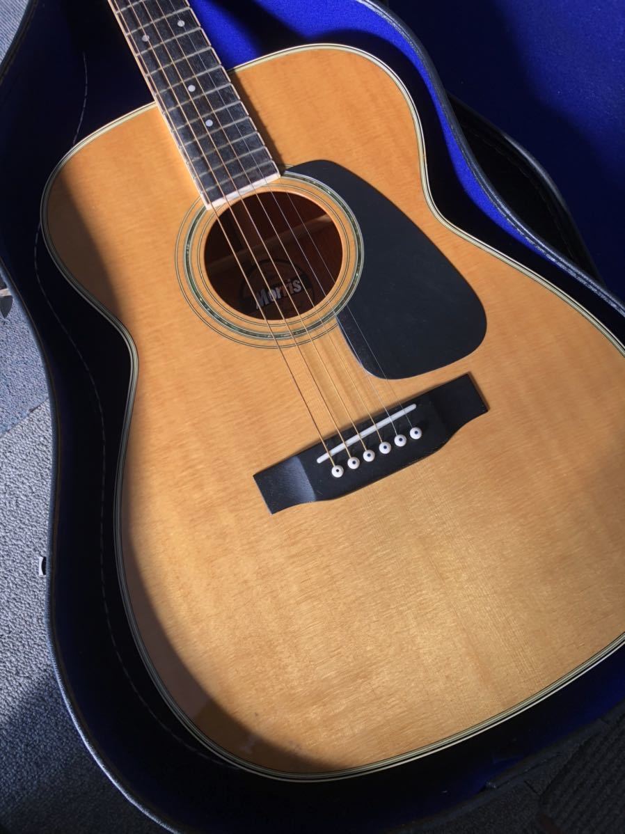 Morris アコースティックギター モーリス ハードケース付き ハード