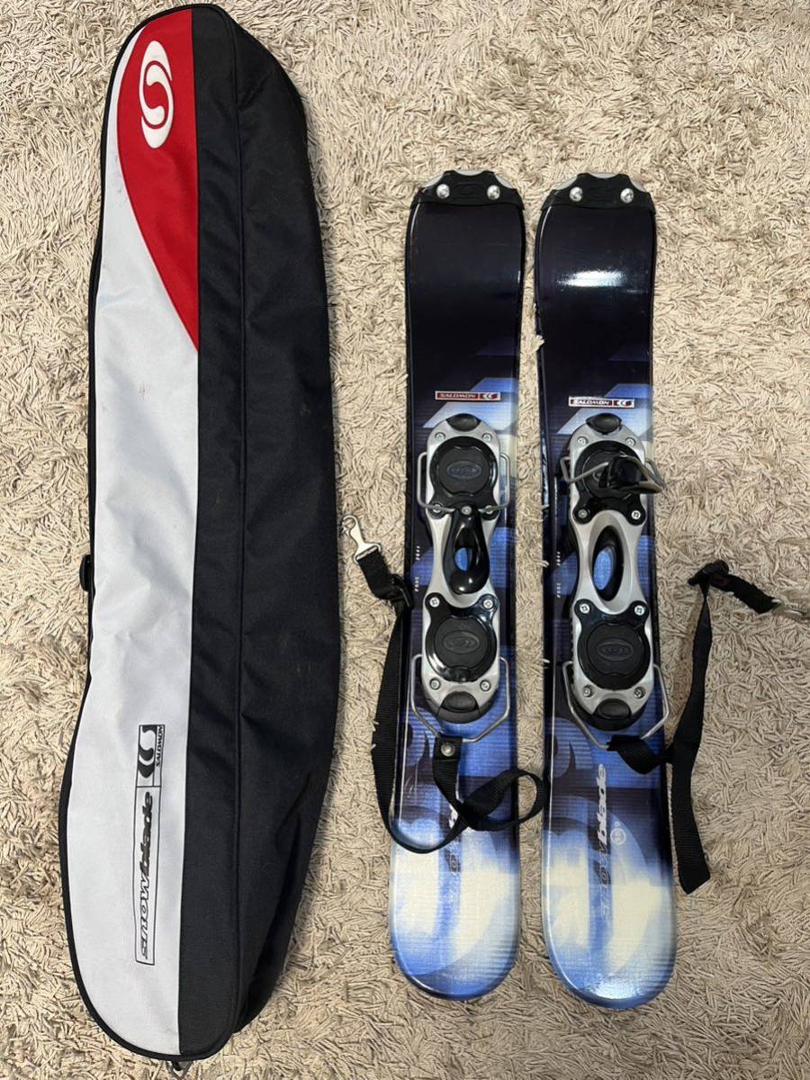 ケース付き SALOMON サロモン スノーブレード SB9nine スキーボード