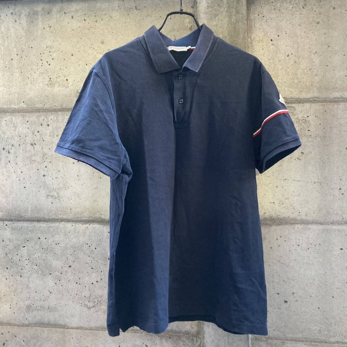 MONCLER ポロシャツ ネイビー Mサイズ モンクレール ポロシャツ サイズ