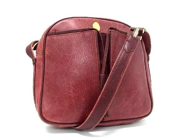 1円 Cartier カルティエ マストライン トリニティ レザー クロスボディ