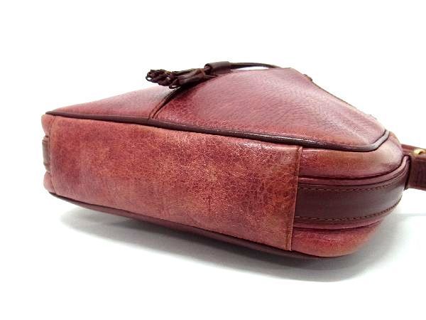 1円 Cartier カルティエ マストライン トリニティ レザー クロスボディ