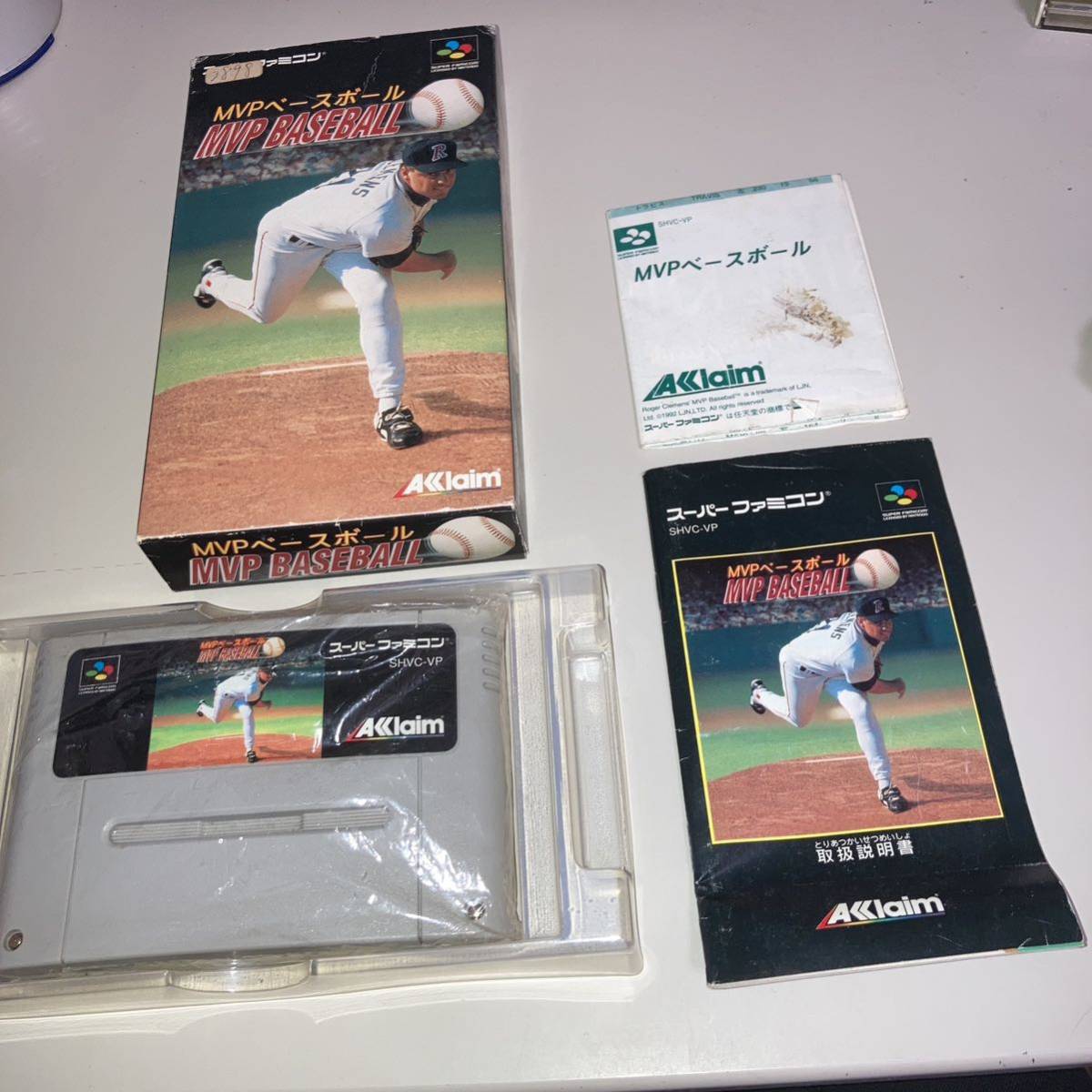 MVPベースボール　箱説付 スーパーファミコン　