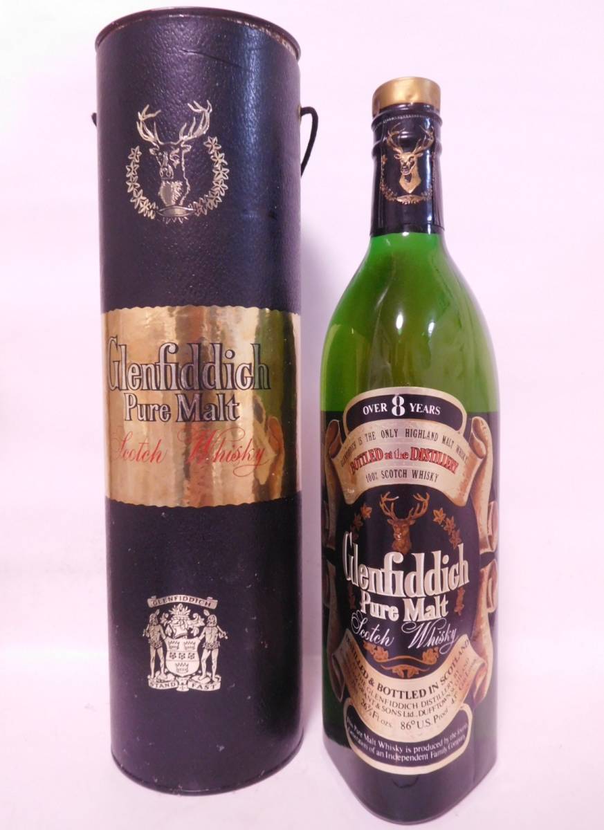 グレンフィディック ピュアモルト 8年 Glenfiddich 送料無料未開栓 