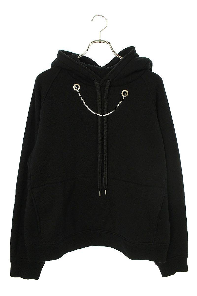 ニールバレット Neil Barrett BJS530E M582S サイズ:S チェーンデザインプルオーバーパーカー 中古 BS99