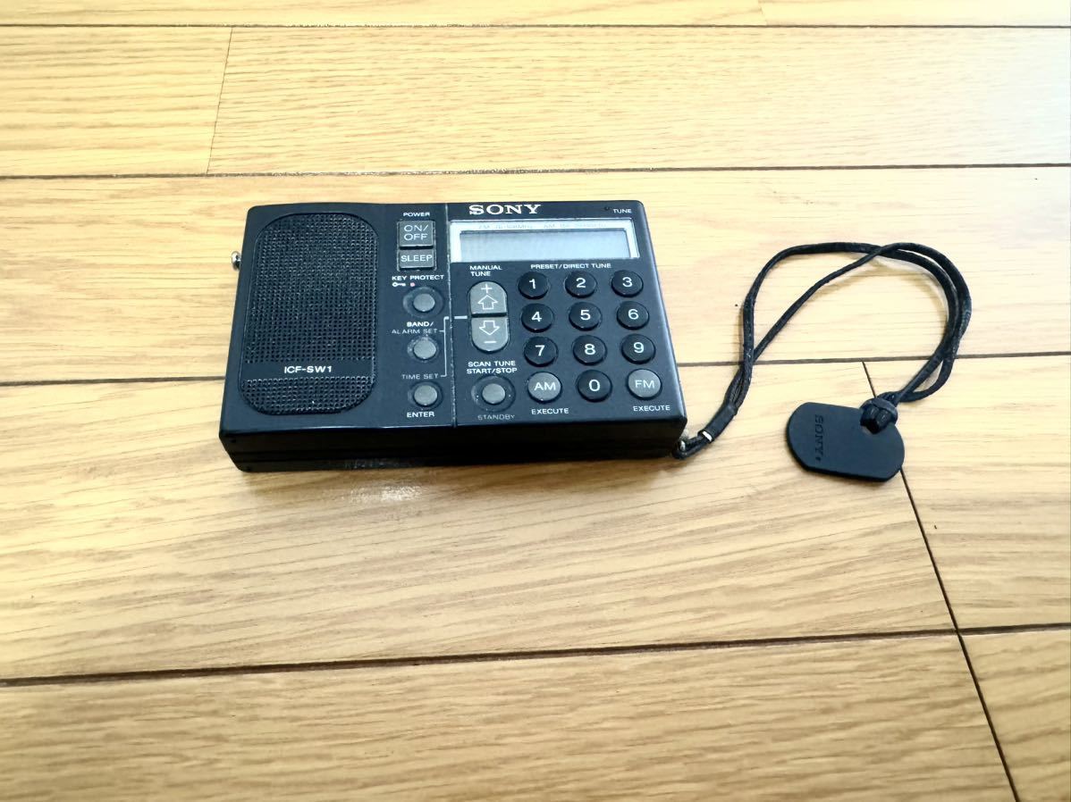 ソニー SONY ICF-SW1S Sony ICF-SW1 AM⁄FM Radio & PLL FM