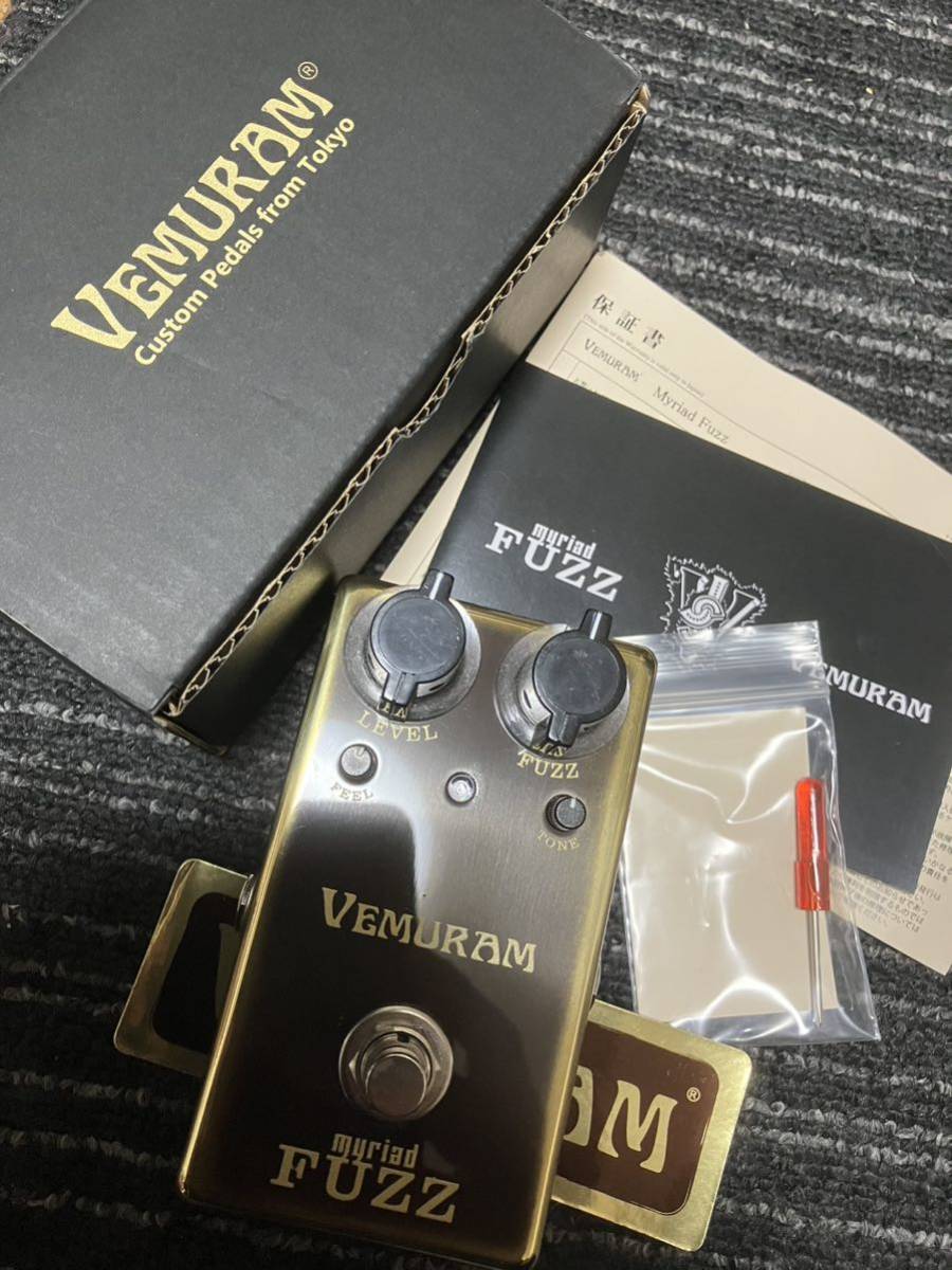 VEMURAM Myriad Fuzz 希少 エレキギター エフェクター 【公式通販】
