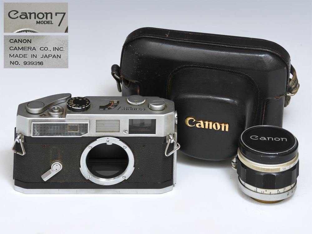 ジャンク】キャノン Canon 7 model7 Rangefinder レンジファインダー