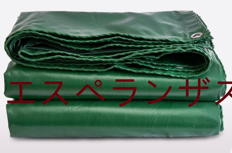 [エスペランザストア]実用PVCコーティング 荷台/トラック エステルシート 雨避けカバー 日焼け止め 厚手帆布 完全防水 ☆サイズ：8mx9m