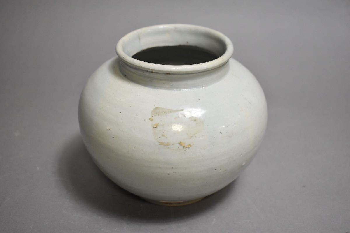 李朝 久2604 白磁 鉢 朝鮮美術 韓国 高麗 お得，新作登場 李朝白磁壺 