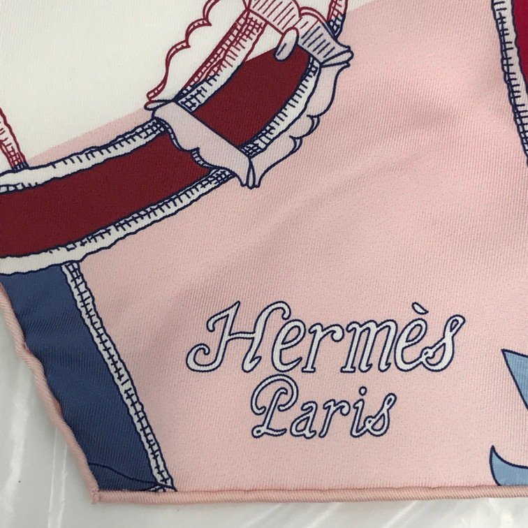 エルメス スカーフ カレ90 アフリカのスプーン SILK100% 箱 | 東京銀座