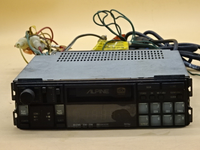 ALPINE 7273J カセットデッキ グラフィックイコライザー 0 アルパイン