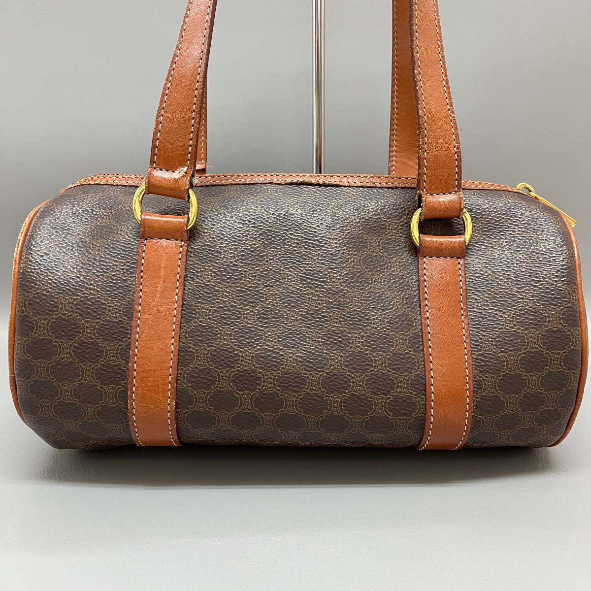 CELINE セリーヌ マカダム M95 ミニ ボストンバッグ オールドセリーヌ