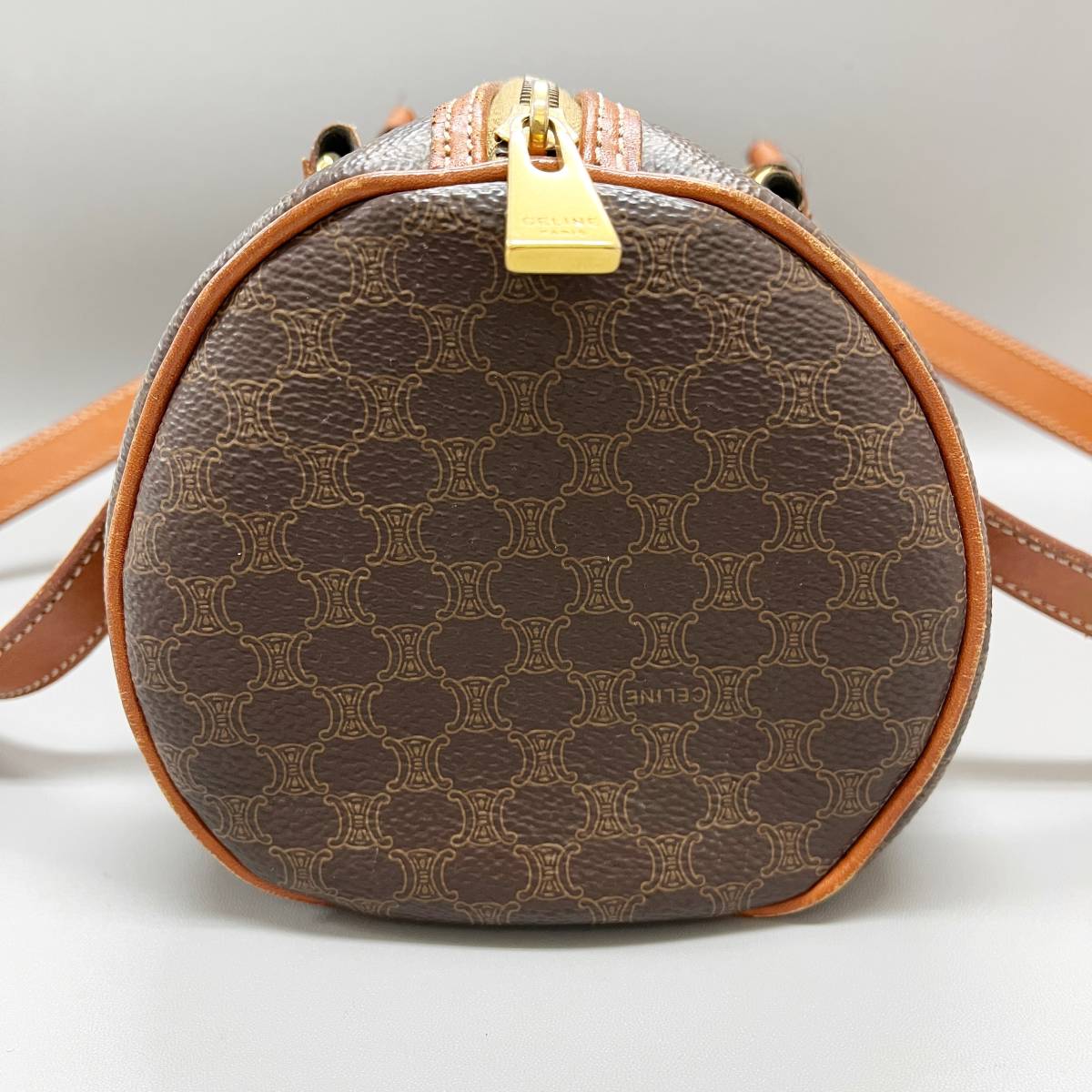CELINE セリーヌ マカダム M95 ミニ ボストンバッグ オールドセリーヌ