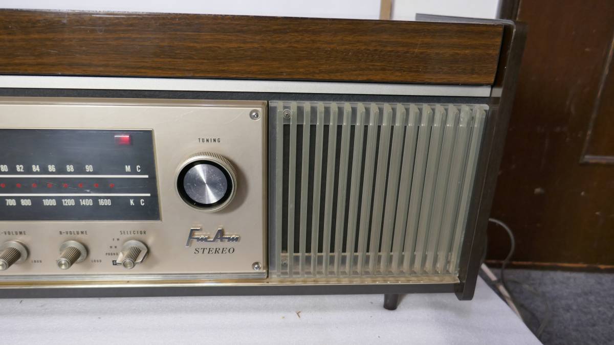 ナショナル National 真空管ラジオ SE-1350G レコードプレーヤー 卓上 
