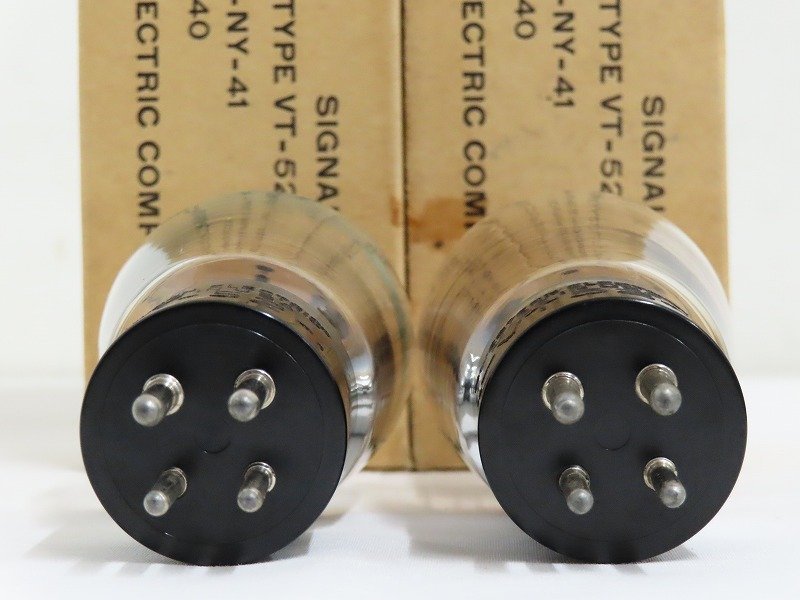 □□Western Electric VT-52 刻印 真空管 2本 VT52 ウエスタン