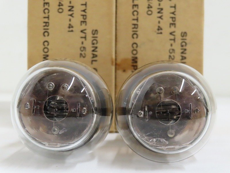 □□Western Electric VT-52 刻印 真空管 2本 VT52 ウエスタン