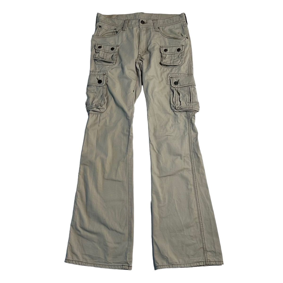 Rare Japanese Label EDGE RUPERT flare pants Y2K goa ifsixwasnine